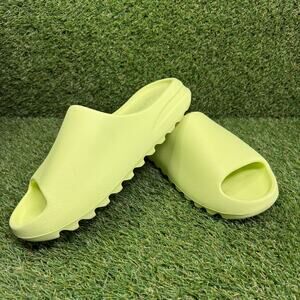 Adidas Yeezy Slides 'Glow Green' 2022 Size 12 HQ6447